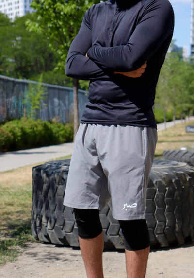 Awrah-Compliant Gym Shorts – Modest Activewear for Men
