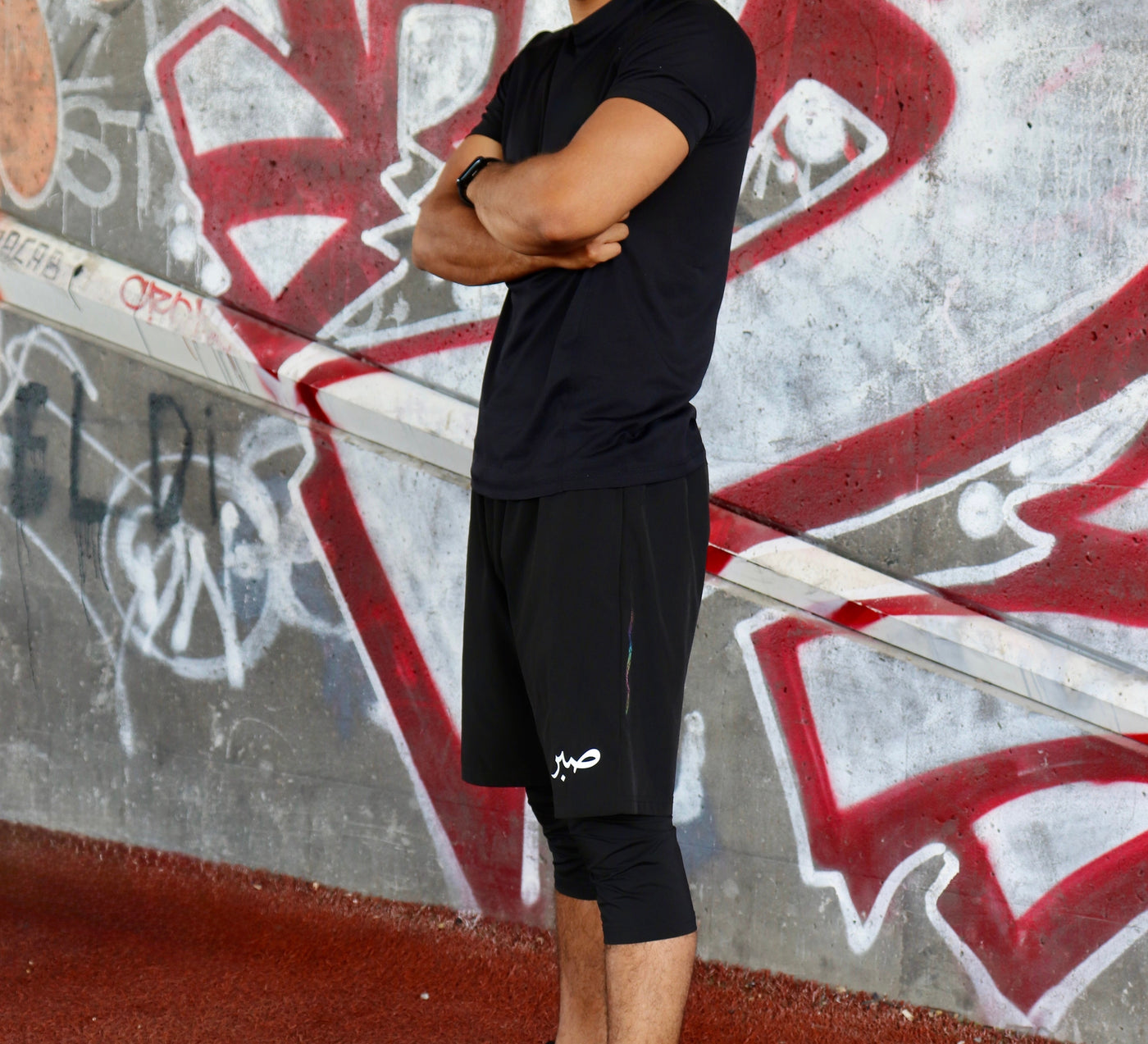 Awrah-Compliant Gym Shorts – Modest Activewear for Men