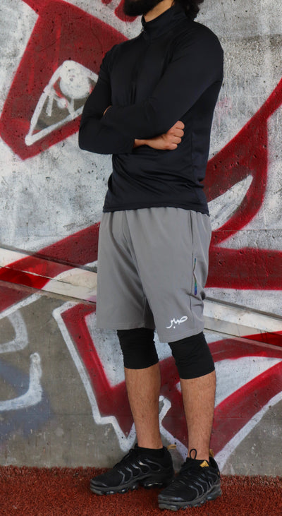 Awrah-Compliant Gym Shorts – Modest Activewear for Men